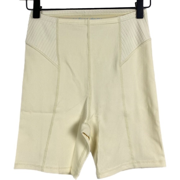 NWT | For Love and Lemons Dani Ribbed Bike Shorts Size Small - Picture 2 of 10